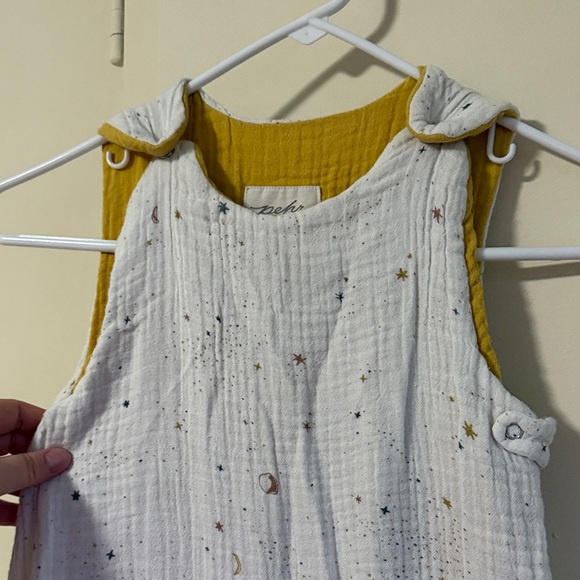 PEHR Brand White and Yellow Baby Sleep Sack 9-18mos - Picture 3 of 6